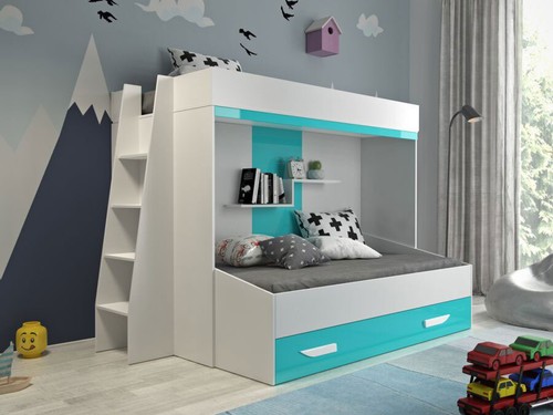 Hochbett kinderbett etagenbett - hochbett,