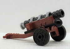 KANONE BRAUN + 1 MUNITION PLAYMOBIL zu RITTER KREUZRITTER RITTERBURG TURM MAUER