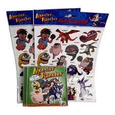 Monster Rancher Sticker Aufkleber + Musik CD Soundtrack zur RTL II Serie 2001