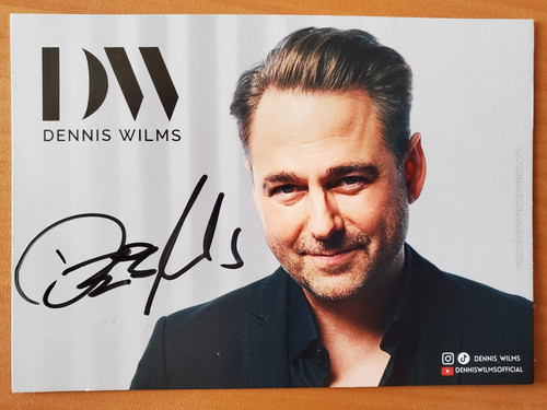 Autogrammkarte dennis wilms - autogrammkarte,