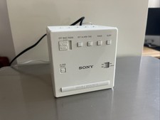 Sony ICF  Radiowecker - Weiß
