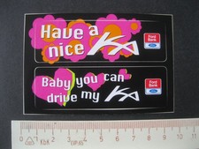2 x KA Ford Bank Sticker