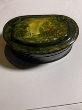 Russische Pappmasche Dose mit