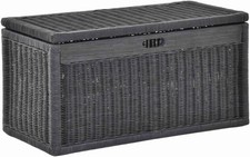 Korb mit Deckel Rattan