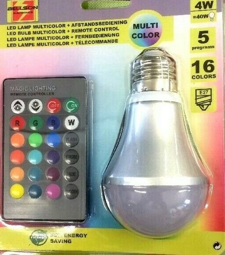 Led multicolor lampe - multicolor,