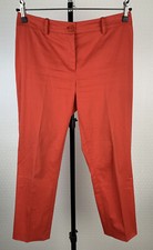 KATHLEEN MADDEN Damen Gr M 38 Stretch Hose Marly's Chino Baumwolle rot Satin 809