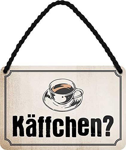 Blechschild lustiger kaffee - lustiger,