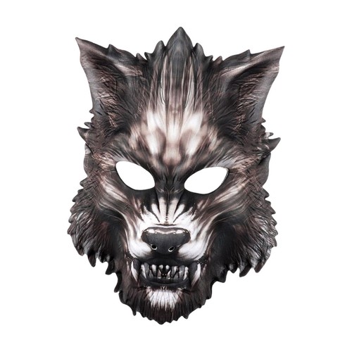 Halloween wolf maske half - halloween,