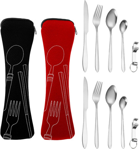 Campingbesteck set sets - 2,