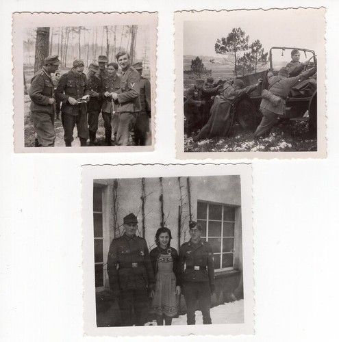 Orig foto wk wehrmacht - 3x,