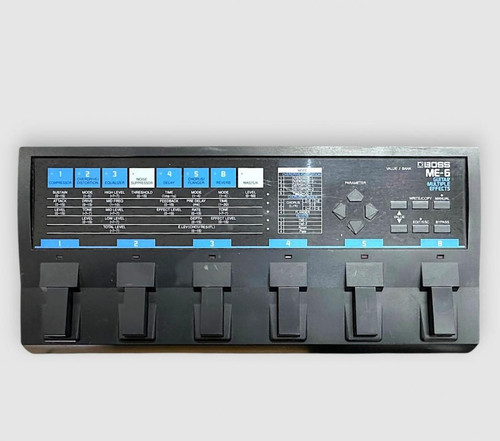 Boss multi effekt pedal - me-6, multi-effekt-pedal