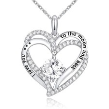 Herzkette Damen 925 Silber