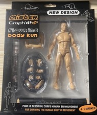 Mister Graph’it Body Kun 2.0 Zeichenpuppe Figurine mit Zubehör & Marker Neu OVP