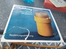 Bedienungsanleitung Multiboy LZ 250 DDR-Ware 