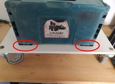 Befestigungsklötze passend für Makita Makpac Koffer/ Transportwaagen für Makpac