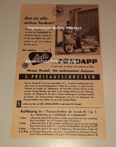 50er jahre werbung bella - 50er, –