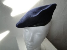 Original Bundeswehr Barett marineblau  größe 57 gebraucht ohne Emblem