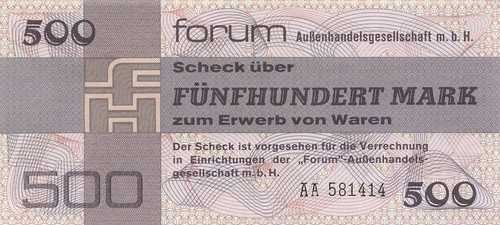 Ddr banknote 500 mark forum - banknote,