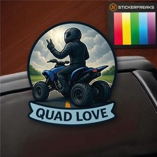 Sticker Quad Love Aufkleber |