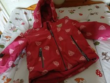 Steiff Jacke Anorak Winterjacke Gr. 86 in pink