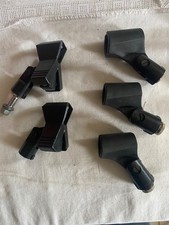 5 x Mikrofon Clip Halter / Klemme  gebraucht aus Lagerauflösung