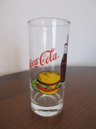 Coca cola glas - glas, motiv