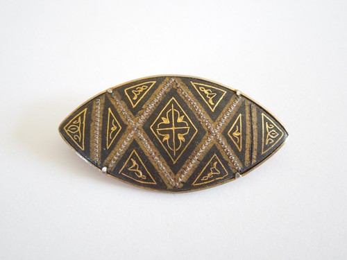 Vintage brosche goldfarben - vintage,
