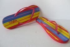 BUFFALO ° hübsche Zehentrenner Sandalen Gr. 38 39 bunt Mädchen Schuhe Clogs 