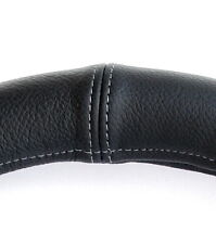 LKW Ø 44 - 46 FADEN GRAU Lenkradbezug, Lenkradhülle, Lenkradschoner ECHTES LEDER