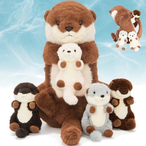 Otter kuscheltier set mit - kuscheltier, 4