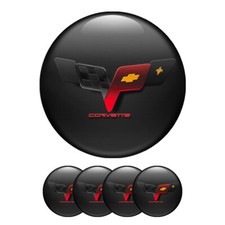 4 x Corvette Silicon Emblem