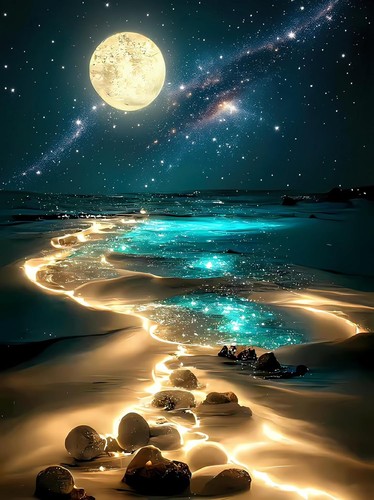 Moonlight jigsaw puzzle - moonlight,