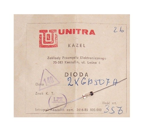 Vintage diode unitra gd507a - unitra,