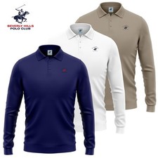 Herren Poloshirt Langarm 100%