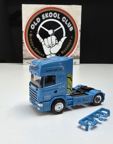 Herpa lkw scania 124l - 420, silo