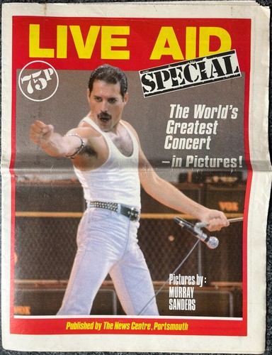 Queen freddie mercury live aid - queen,