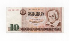 Geldschein 10 Mark DDR 1971