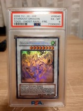 Yugioh Stardust Dragon TDGS-FR040 Ghost Rare PSA 6