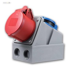 Kombi CEE Wandsteckdose 16A