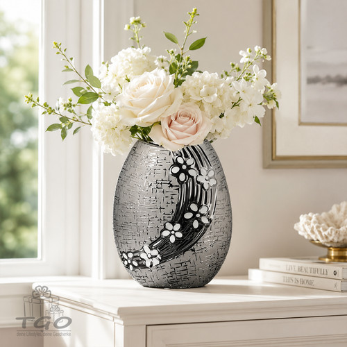Gilde vase oval daisy - gilde, aus