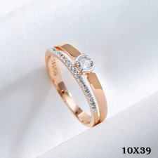 Luxus Damen A Zirkon Ring
