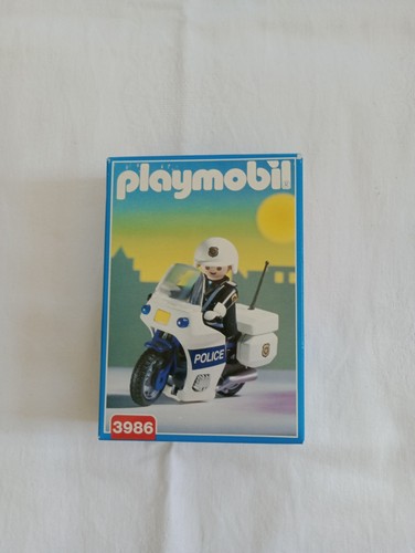 Playmobil polizei mit - polizei, motorrad