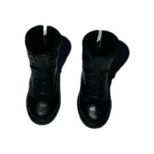 Modepuppe schwarze Stiefel mit