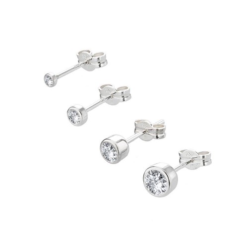 Single ohrstecker 925er - ohrstecker,