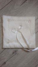 Ringkissen Hochzeit ivory