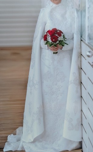 Brautkleid mit schleier - brautkleid,