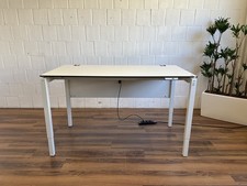 Schärf elektrischer Sitz-Steh-Schreibtisch 160x80cm weiß schwarz