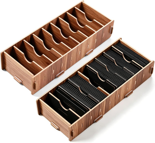 Stück karteikartenbox holz - 2,