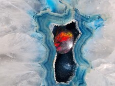 Schwarzer Welo Opal  10 x  8 mm            H16