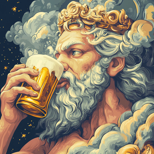 Wandtattoo aufkleber gott zeus - wandtattoo,